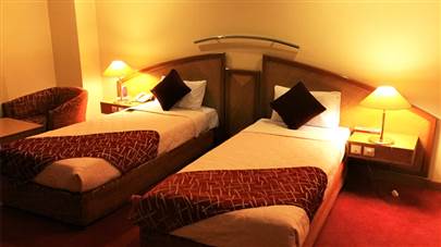 اتاق دو تخته تویین هتل پارس شیراز اتاق دو تخته تویین هتل پارس شیراز